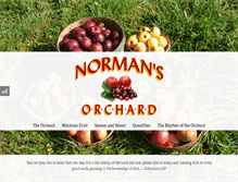 Tablet Screenshot of normansorchard.com